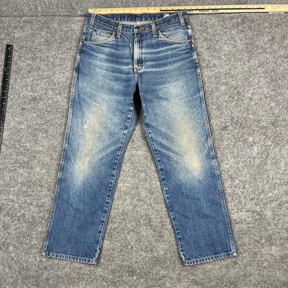 Dickies Jeans Mens Size 34x29 Blue Straight Leg Medium Wash Denim Workwear
